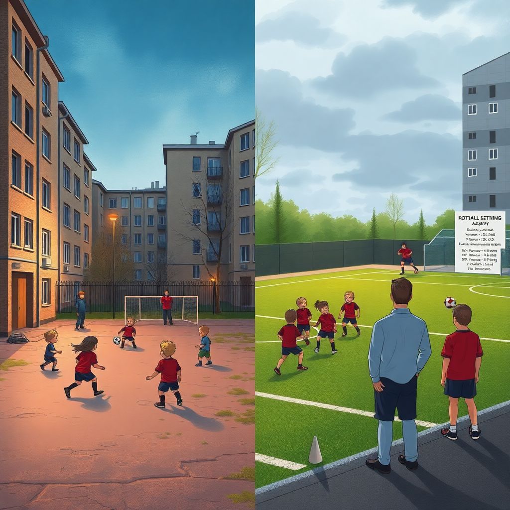 Система детского футбола в России: путь от юношеских школ до профессионалов