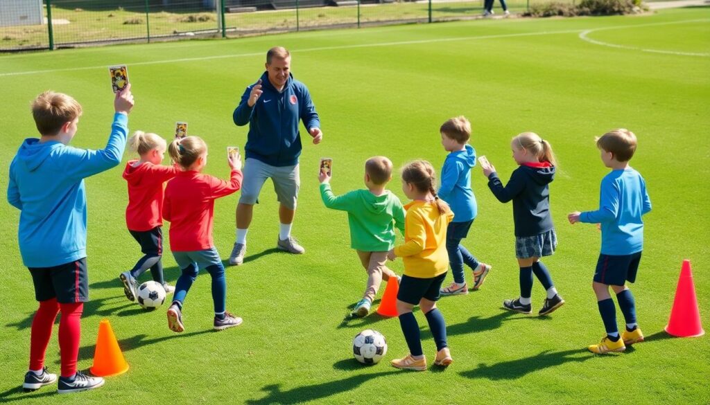 Как развивать реакцию и скорость реакции у детей на поле - иллюстрация