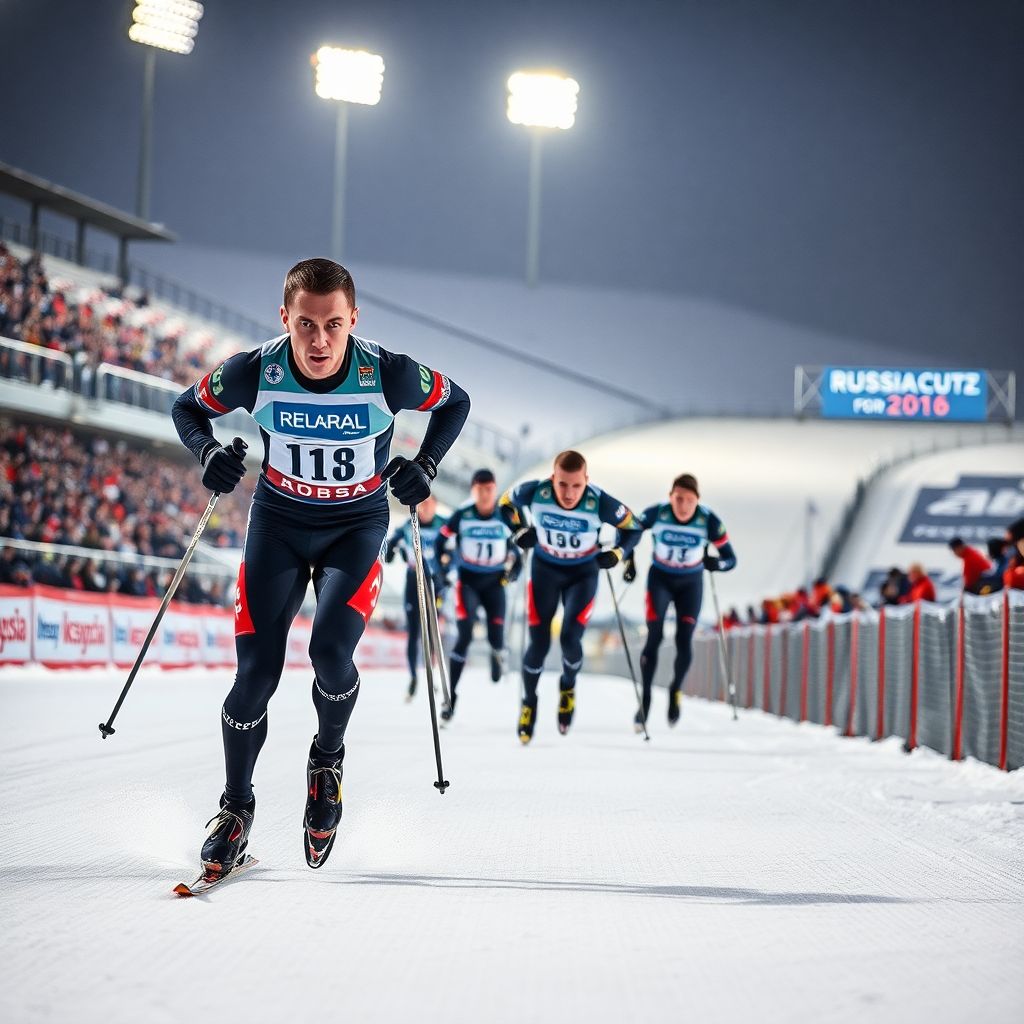 Биатлонист взорвал лыжный Кубок России, но золото спринта забрал Горбунов