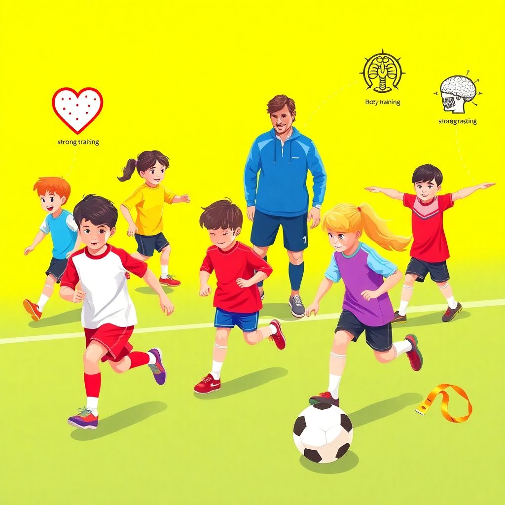 Детский футбол и физическое здоровье детей: почему ранние тренировки так важны