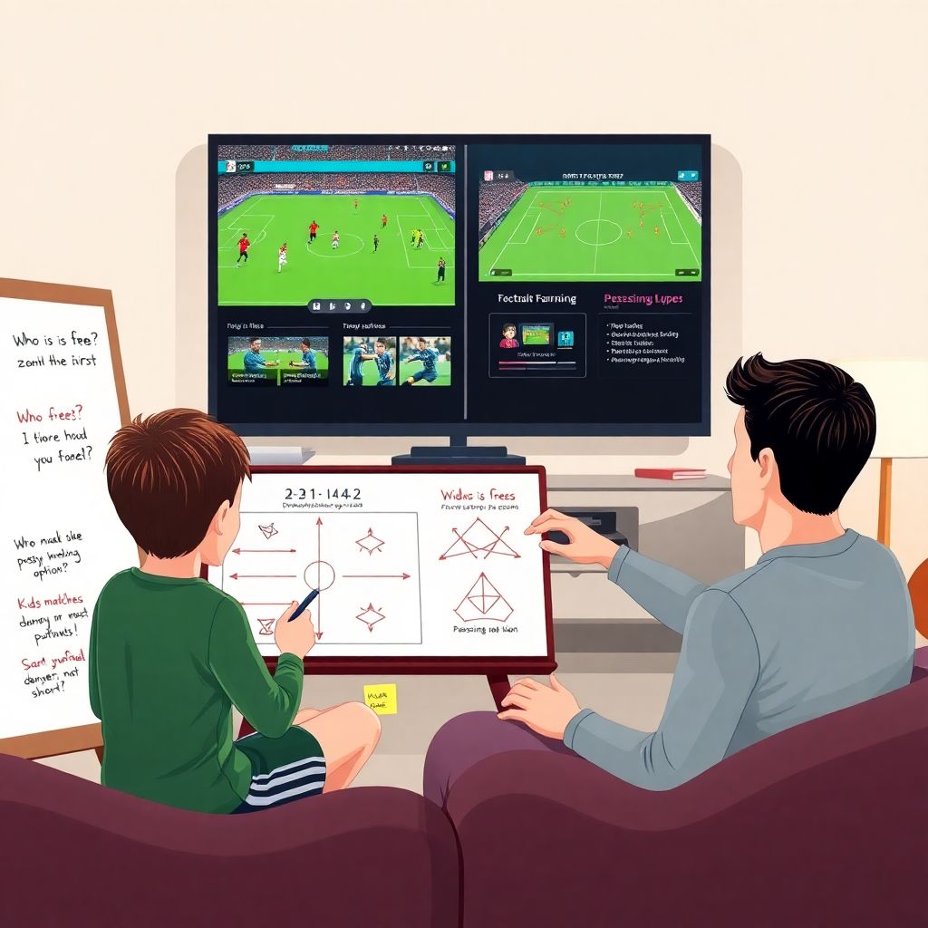 Как читать футбольную тактику вместе с ребенком и заинтересовать игрой