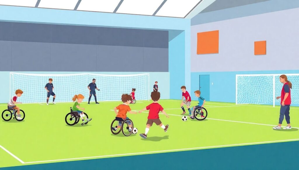 Как выбрать кружок футбола для ребенка с индивидуальными потребностями - иллюстрация