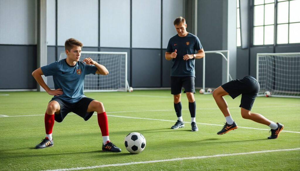 Как проводить домашние занятия по футболу без оборудования - иллюстрация