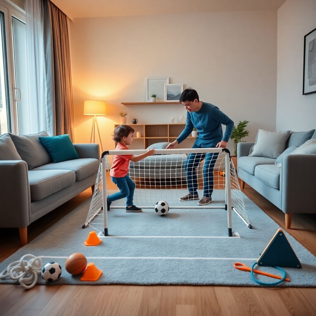 Мини-матчи дома: развлекательные и воспитательные тренировки с детьми