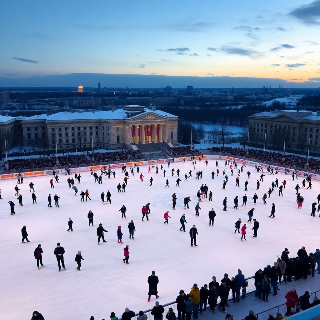 Массовая тренировка по фигурному катанию в Лужниках: мировой рекорд с чемпионами