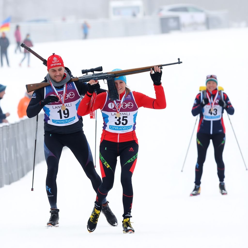 Биатлонист Карим Халили продолжает доминировать на чемпионате России-2026 в Тюмени